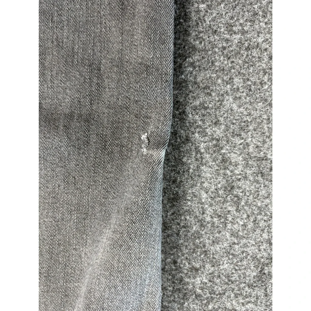 Hugo Boss Mens Slim Fit Stretch Jeans Charcoal Gray 34x32 Faded Denim